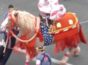 飾馬JR燕會　［藤崎宮秋季例大祭］